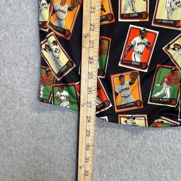 SF Giants baseball button front shirt mens Medium hawaiian sports gorpcore - Picture 6 of 7